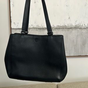 Women’s Dagne Dover Black Allyn Leather Tote Purse